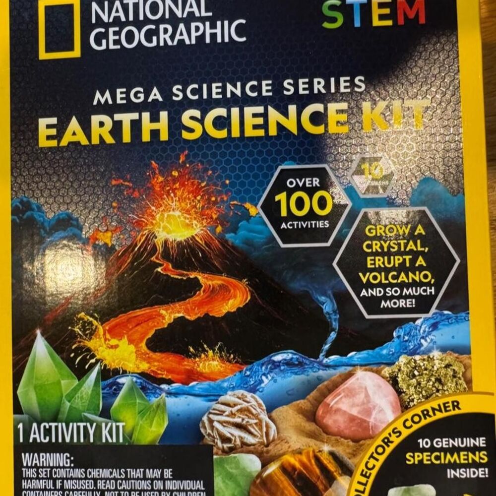 National Geographic STEM Mega Science Earth Science Kit